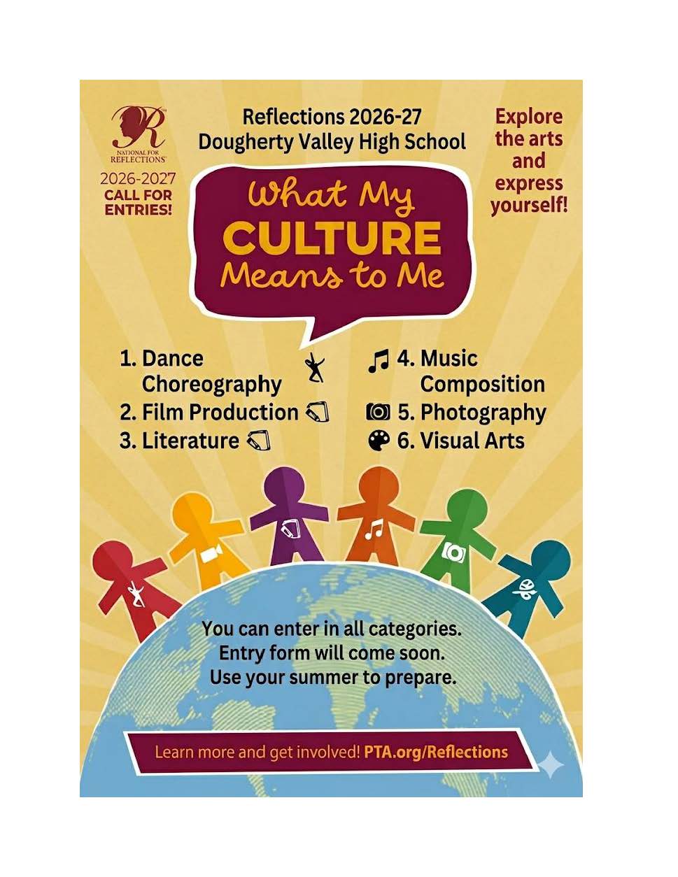 PTA Reflections theme announcement