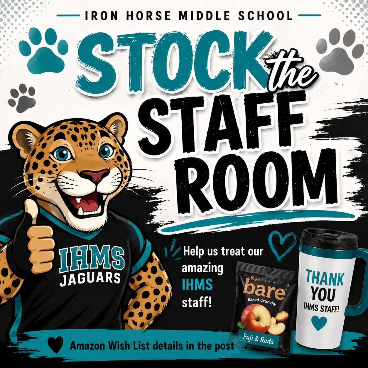 Stock the Staff Room - Amazon Wishlist