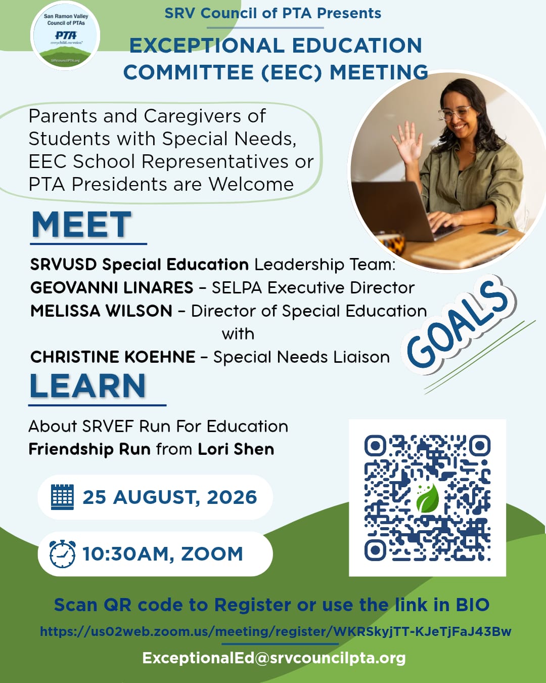 Exceptional Education Committee Meeting 08.25.26 - Zoom Link