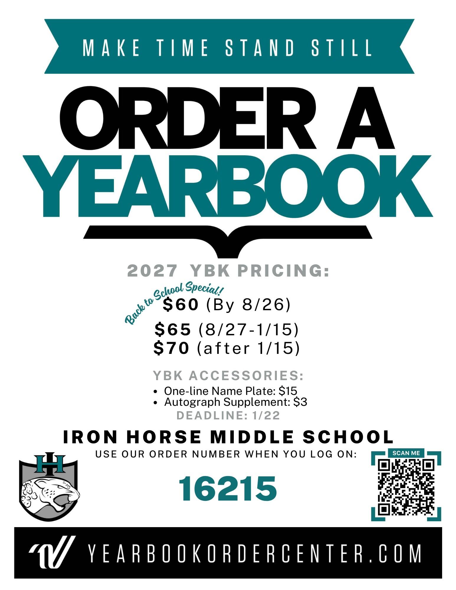 Order your IHMS Yearbook