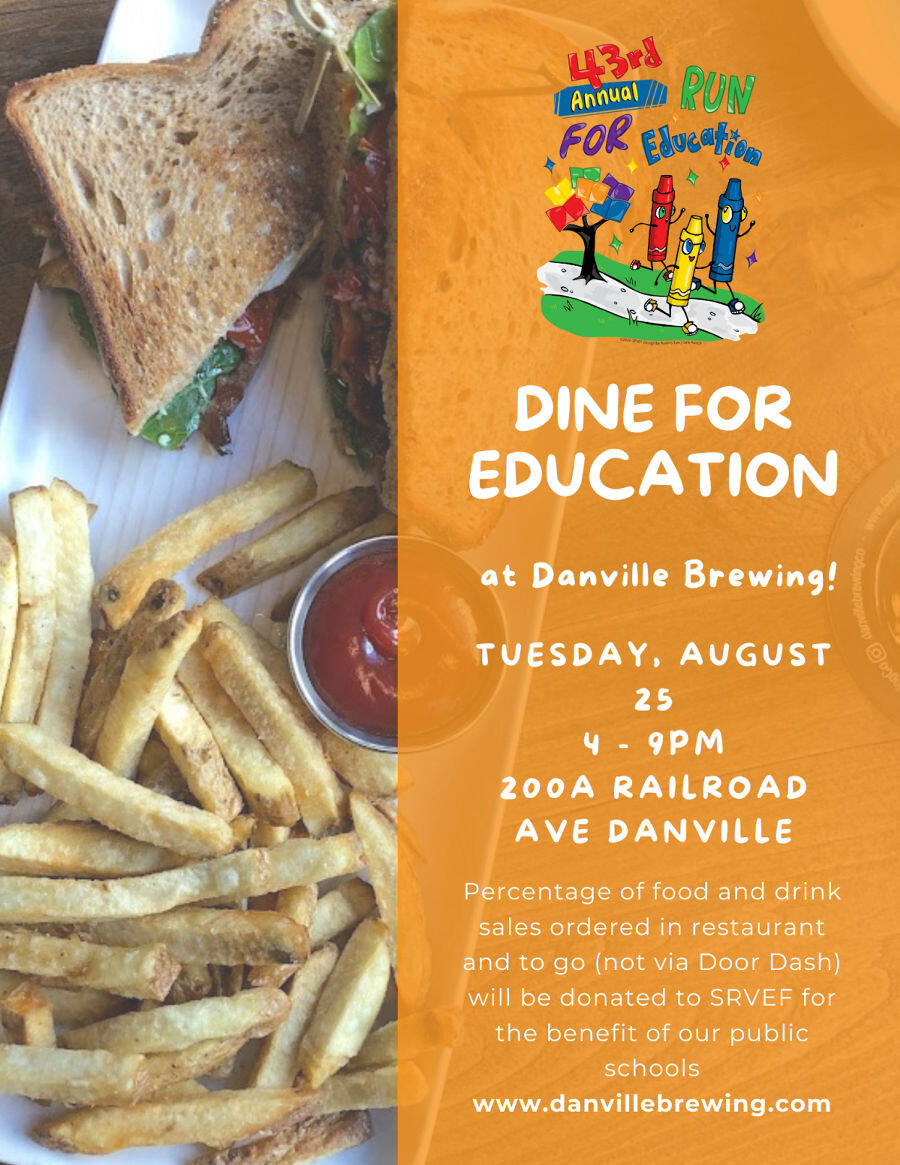 Run for Education - Dine for Education Tue August 25th