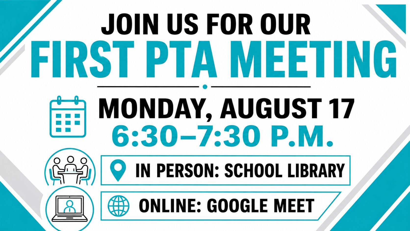 Join us for our PTA Meeting